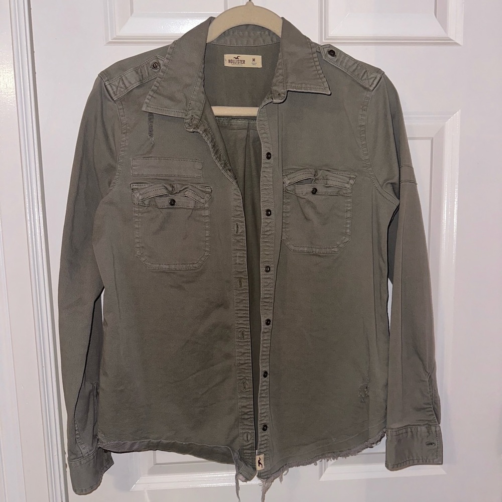 Women’s Hollister Olive Jean Jacket